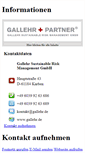 Mobile Screenshot of gallehr.de